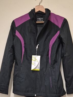 Maggie Lane Women's Black and Purple Utility Jacket Size XS